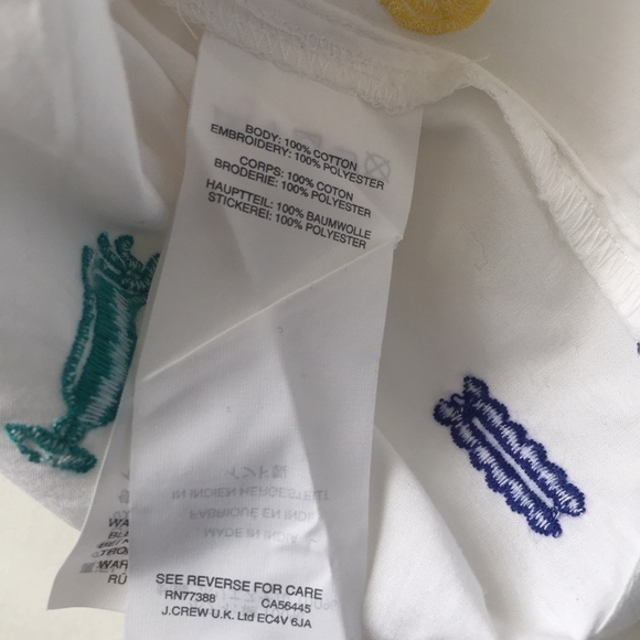 🚫SOLD🚫Madewell Embroidered Courier Button Shirt - Picture 7 of 8